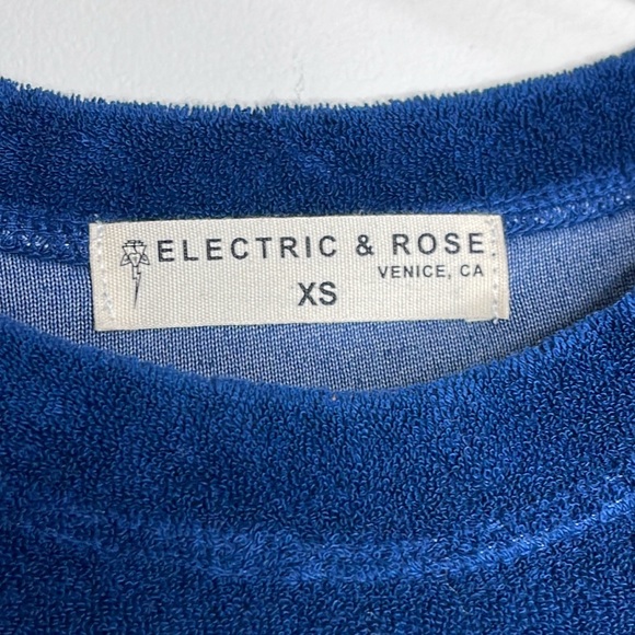 Electric & Rose Time to Live Tunic Dress Navy Blue size XS - Picture 4 of 8